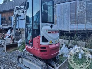 Mini bagri, TAKEUCHI TB235-2 - MARTIN POWERTILT - 3X ŽLICA - 2350 UR