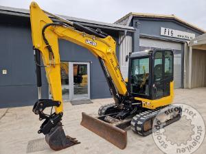 mini bagri jcb 67c 1 3x zlica 2017 letnik 3600 ur