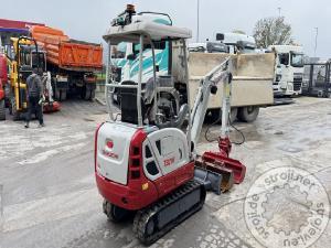 Mini bagri, TAKEUCHI TB216 - 2017 LETNIK - 3X ŽLICA - 1905 DELOVNIH UR