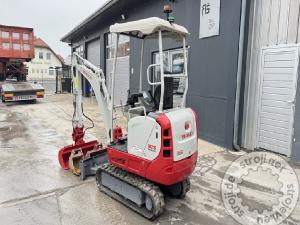 Mini bagri, TAKEUCHI TB216 - 2017 LETNIK - 3X ŽLICA - 1905 DELOVNIH UR