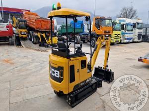 Mini bagri, JCB 16C-1 - 3X ŽLICA - 2019 LETNIK - 830 DELOVNIH UR