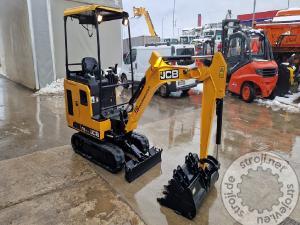 Mini bagri, JCB 16C-1 - 3X ŽLICA - 2019 LETNIK - 1220 DELOVNIH UR