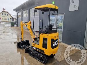 Mini bagri, JCB 16C-1 - 3X ŽLICA - 2019 LETNIK - 1220 DELOVNIH UR