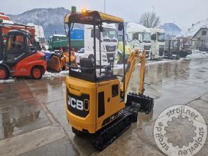 Mini bagri, JCB 16C-1 - 3X ŽLICA - 2019 LETNIK - 1220 DELOVNIH UR