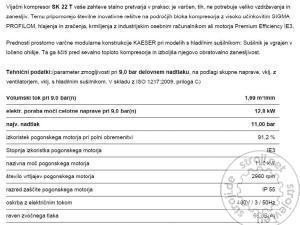 Kompresorji vijačni, KAESER SK22T