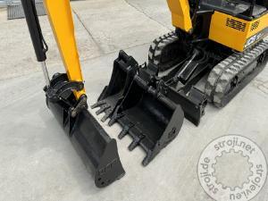 Mini bagri, JCB 16C-1 - 3X ŽLICA - 2019 LETNIK - 1200 DELOVNIH UR