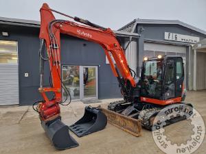 mini bagri kubota kx080 4 powertilt 2x lica klima