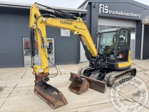 mini bagri yanmar sv60 a 2018 letnik 3835 ur 2x lica