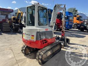 Mini bagri, TAKEUCHI TB250 - 2018 LETNIK- 3045 UR - POWERTILT -3X ŽLICA