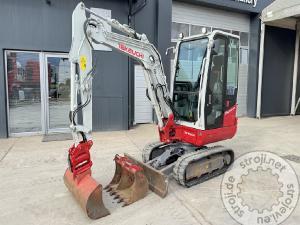 mini bagri takeuchi tb230 powertilt 3x lica 2021 letnik