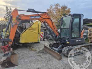 mini bagri ostali dx50z 7 powertilt 2022 letnik 320 ur