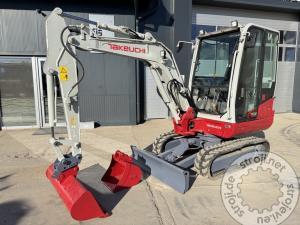 mini bagri takeuchi tb230 2019 letnik 2435 ur 2x lica