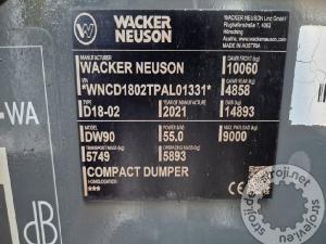Demperji demper, WACKER NEUSON DW90 - 2021 LETNIK - 1640 DELOVNIH UR