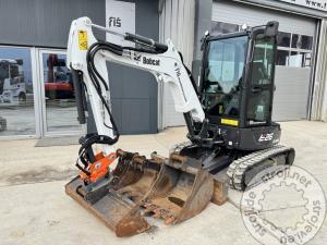 mini bagri bobcat e26 2021 letnik 470 ur powertilt 4x lica