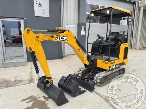 mini bagri jcb 16c 1 2019 letnik 1465 ur 2x lica