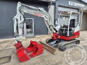 mini bagri takeuchi tb240 powertilt 3x lica 2019 letnik