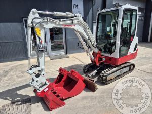mini bagri takeuchi tb225 2019 letnik 1590 delovnih ur powertilt