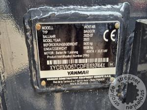 Mini bagri, YANMAR VIO57-6B - 2023 LETNIK - POWERTILT - 1145 UR