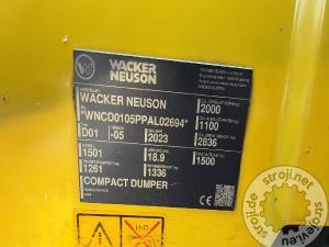 Demperji demper, WACKER NEUSON 1501 - LETNIK 2023 - 310 DELOVNIH UR