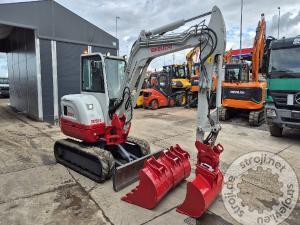 Mini bagri, TAKEUCHI TB250-2 - POWERTILT - LETNIK 2021 - 3315 DELOVNIH 