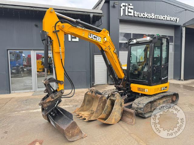 Mini bagri, JCB JCB 51R-1 - 3X ŽLICE - 2020 LETNIK - 3005 UR
