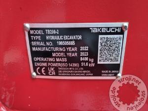 Mini bagri, TAKEUCHI TB290-2 - POWERTILT - 3X ŽLICA - 1220 UR 