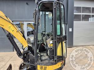 Mini bagri, YANMAR VIO57-U – LETNIK 2016 – 6100 UR - 2X ŽLICA
