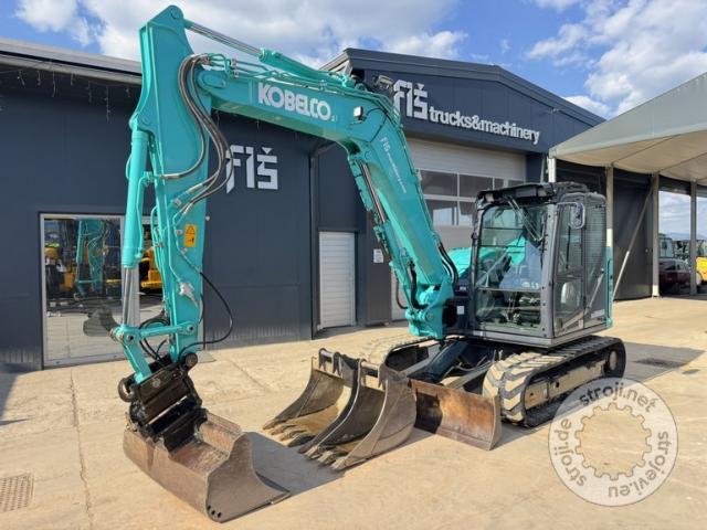 Mini bagri, KOBELCO SK85MSR-7 – POWERTILT – 3X ŽLICE – LETNIK 2020