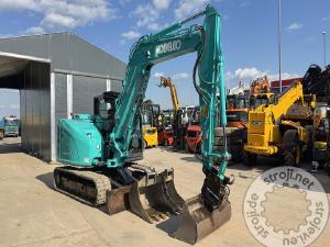 Mini bagri, KOBELCO SK85MSR-7 – POWERTILT – 3X ŽLICE – LETNIK 2020
