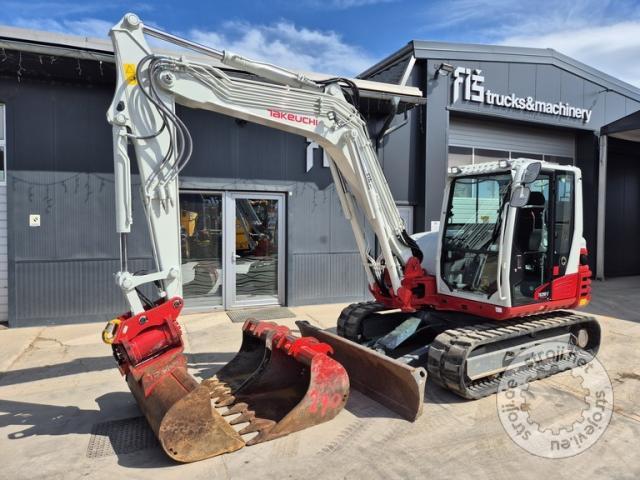 Mini bagri, TAKEUCHI TB290-2 - POWERTILT - LETNIK 2023 - 860 UR