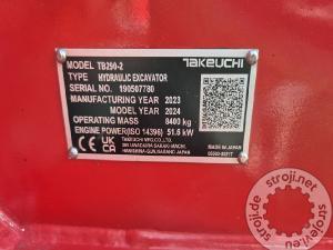 Mini bagri, TAKEUCHI TB290-2 - POWERTILT - LETNIK 2023 - 860 UR
