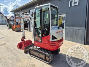Mini bagri, TAKEUCHI TB230 - LETNIK 2017 - 6445 DELOVNIH UR - 3X ŽLICA