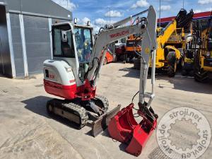 Mini bagri, TAKEUCHI TB230 - LETNIK 2017 - 6445 DELOVNIH UR - 3X ŽLICA