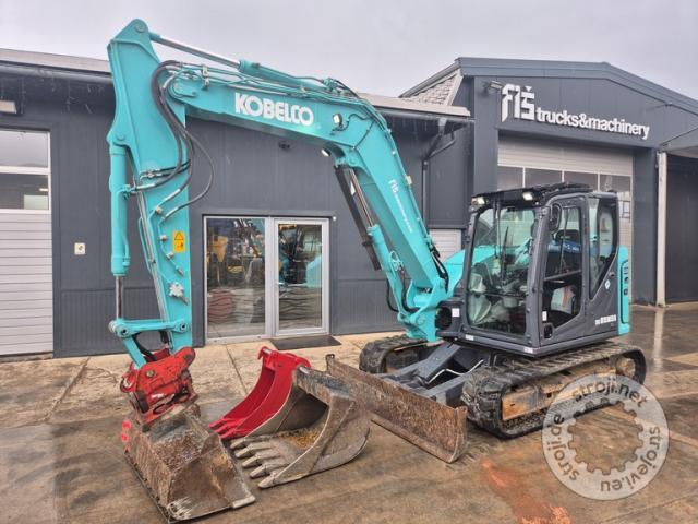 Mini bagri, KOBELCO SK85MSR-7 - POWERTILT - 3X ŽLICE - LETNIK 2019