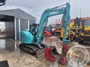 Mini bagri, KOBELCO SK85MSR-7 - POWERTILT - 3X ŽLICE - LETNIK 2019