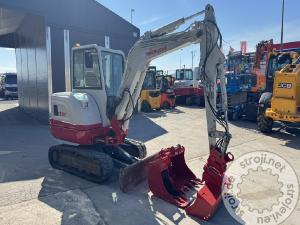 Mini bagri, TAKEUCHI TB240 - POWERTILT - 3X ŽLICE - LETNIK 2017