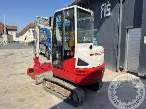Mini bagri, TAKEUCHI TB240 - POWERTILT - 3X ŽLICE - LETNIK 2017