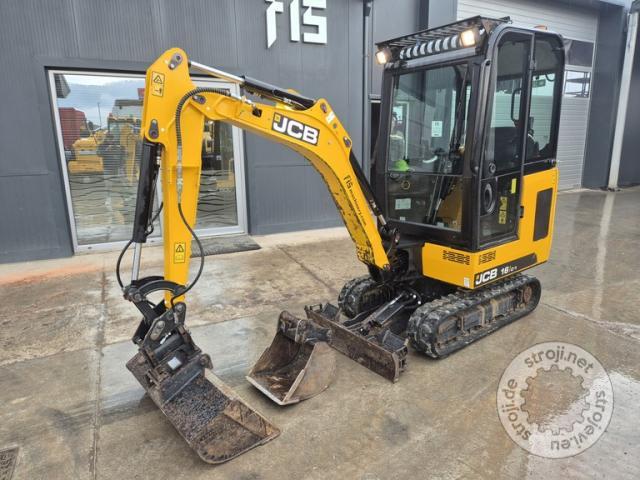 Mini bagri, JCB 16C-1 - LETNIK 2021 - 935 DELOVNIH UR - POWERTILT