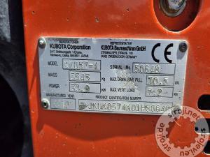 Mini bagri, KUBOTA KX057-4 - 4X ŽLICE - LETNIK 2010 - 9710 UR