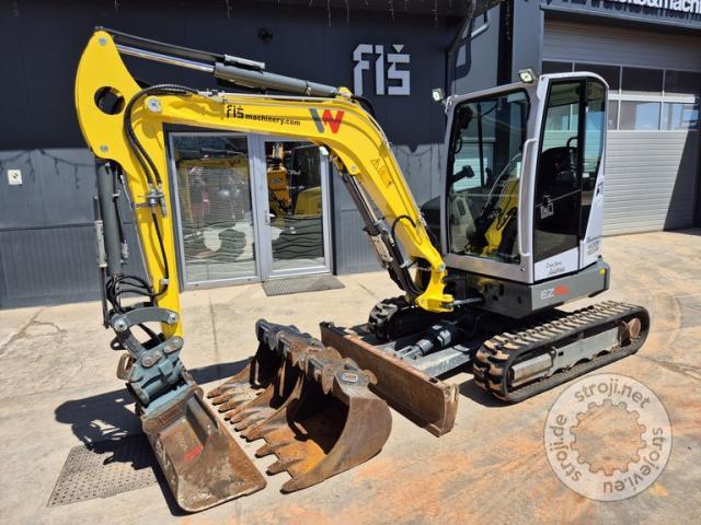 Mini bagri, WACKER NEUSON EZ36 - POWERTILT - 4X ŽLICE - LETNIK 2021