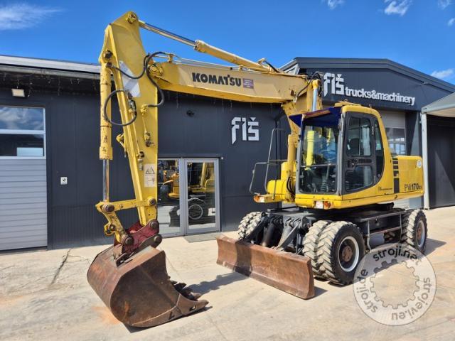 Bagri na kolesih, KOMATSU PW170ES-6 - 1999 LETNIK - 1X ŽLICA 