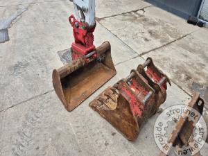 Mini bagri, TAKEUCHI TB138FR - POWERTILT - 3X ŽLICE - 2012 LETNIK 