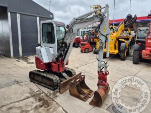 Mini bagri, TAKEUCHI TB138FR - POWERTILT - 3X ŽLICE - 2012 LETNIK 