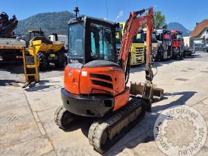Mini bagri, KUBOTA KX057-4 - LETNIK 2015 - 3X ŽLICE - 5480 UR