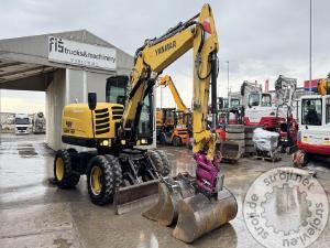 Bagri na kolesih, YANMAR B95W - POWERTILT - 3X ŽLICA - 4715 UR