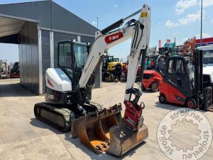 Mini bagri, BOBCAT E55Z - POWERTILT - 1445 DELOVNIH UR - 4X ŽLICE