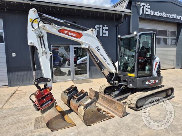 Mini bagri, BOBCAT E50Z - POWERTILT - LETNIK 2021 - 1465 DELOVNIH UR 