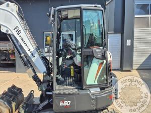 Mini bagri, BOBCAT E60 - POWERTILT - LETNIK 2021 - 1375 DELOVNIH UR