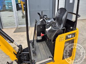 Mini bagri, JCB 16C-1 - LETNIK 2022 - 835 DELOVNIH UR - MODEL 2023