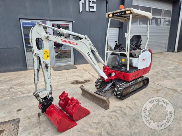 Mini bagri, TAKEUCHI TB216 - 2019 LETNIK - 3X ŽLICE